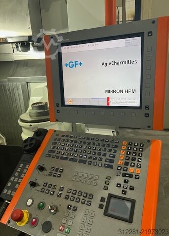 5-axis universal machining center MIKRON HPM 450U +SYSTEM 3R WORKPARTNER