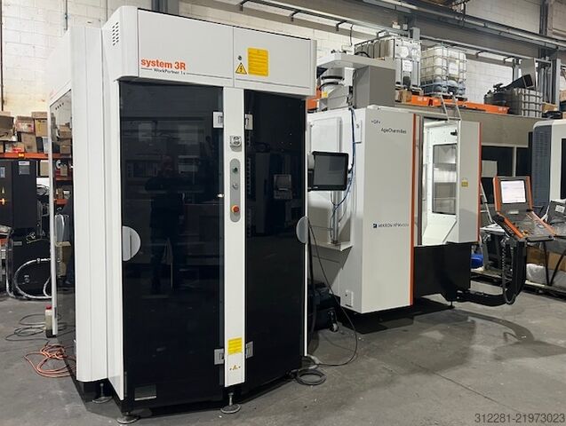 5-axis universal machining center MIKRON HPM 450U +SYSTEM 3R WORKPARTNER
