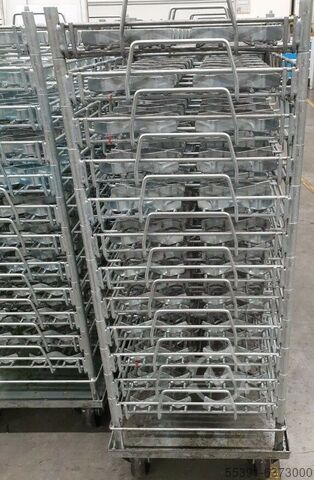 Workpiece carrier Wanzl Werkstückträger mit Drahtkörben