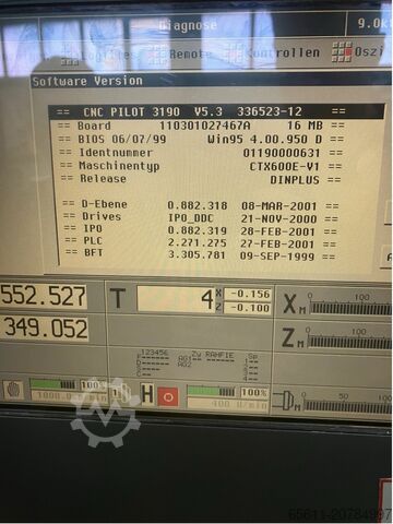 CNC-Dreh- und Fräszentrum Gildemeister CTX 600 E