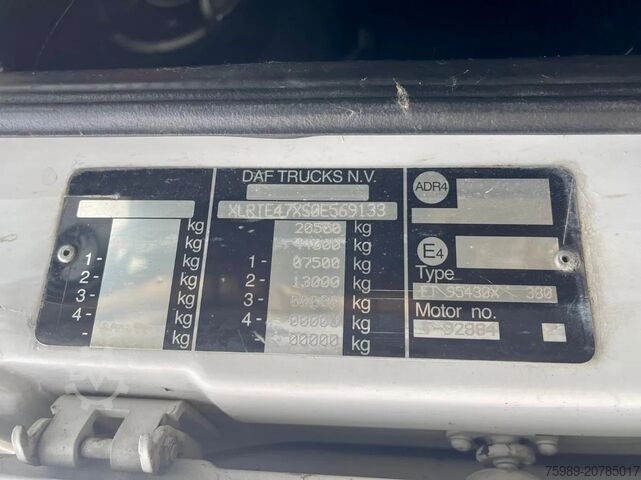 Standard-SZM DAF XF 95.430 Manual