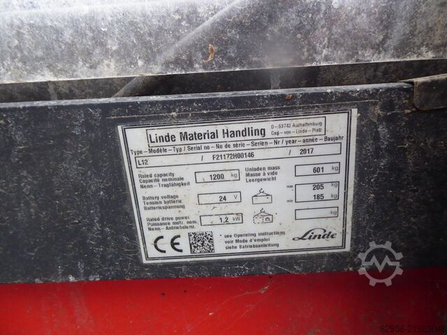 High Lift stacker Linde L12L