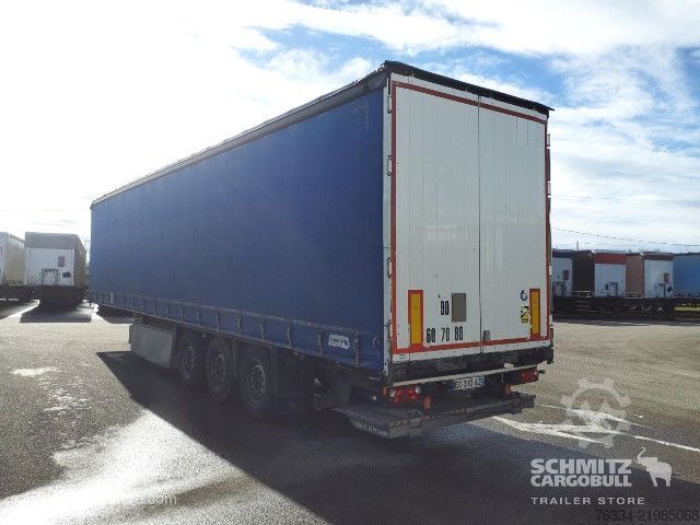 Open semitrailer with tarp Schmitz Cargobull Semitrailer Curtainsider Standard Hayon