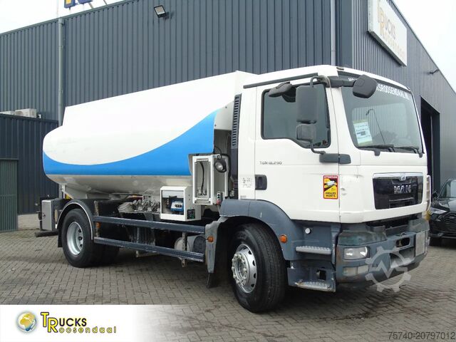 Tanker truck MAN TGM 18.290 + 14.000 liter + pump/meter complete...