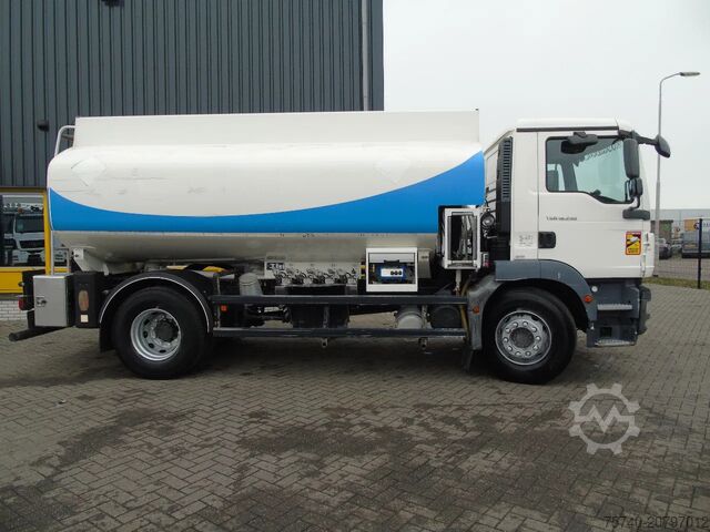 Tanker truck MAN TGM 18.290 + 14.000 liter + pump/meter complete...