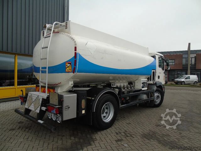 Tanker truck MAN TGM 18.290 + 14.000 liter + pump/meter complete...