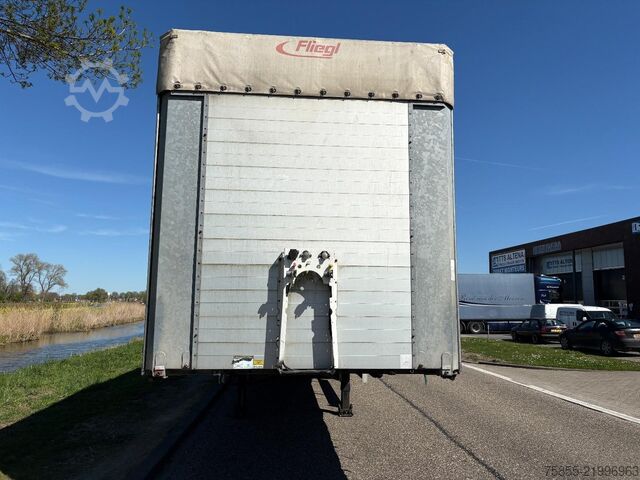 Curtain sided Fliegl SDS 350 Lift-Axle / BPW Disc / NEW APK-TÜV / NL...