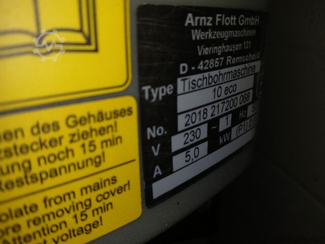 Tischbohrmaschine FLOTT TB 10 Eco