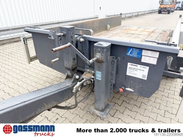 Hooklift trailer Müller-Mitteltal ETM-TA 14,4 Anhänger für Absetzcontainer