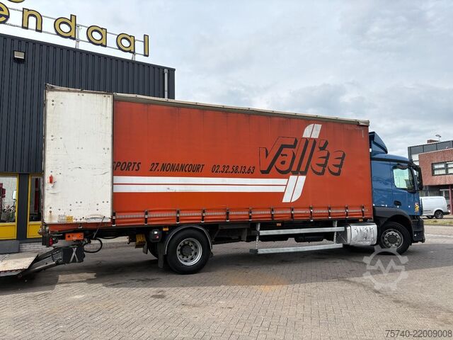 Curtain sided Mercedes-Benz Actros 1932 + EURO 6  + LIFT + SLIDEROOF