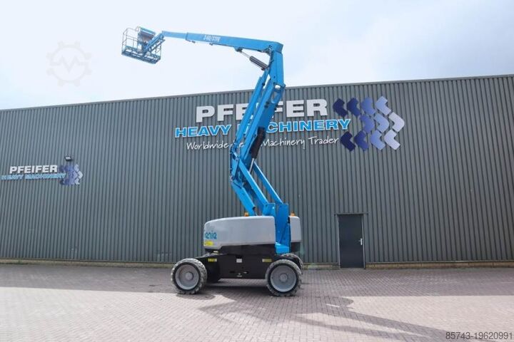Articulated boom lift Genie Z60/37FE Guarantee! Hybrid, 4x4 Drive, 20m Working