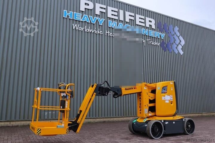 Articulated boom lift Haulotte HA12CJ+ Guarantee! Electric, 12 m Working Height,
