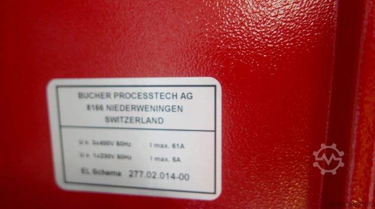 Hydraulische Presse Bucher Bucher Presse HPS 5007