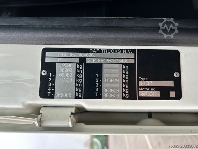 Standard-SZM DAF XF 480 FT Space Cab / 252 dkm / Euro 6 D / APK ...