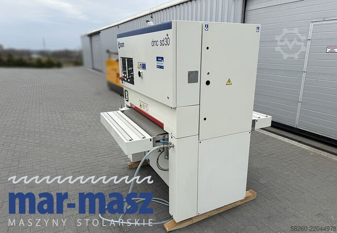 Wide belt sander with metal roller SCM DMC30 RCS 110  2 agregaty, stan idealny