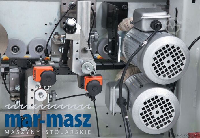 Edge banding machine Holzing G-MAX 480 zarabianie naroży wstępny frez