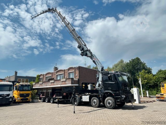 Heavy-duty truck MERCEDES-BENZ 2651 SZM+HIAB 638 Kran6x6 ausziehbarer Tieflader
