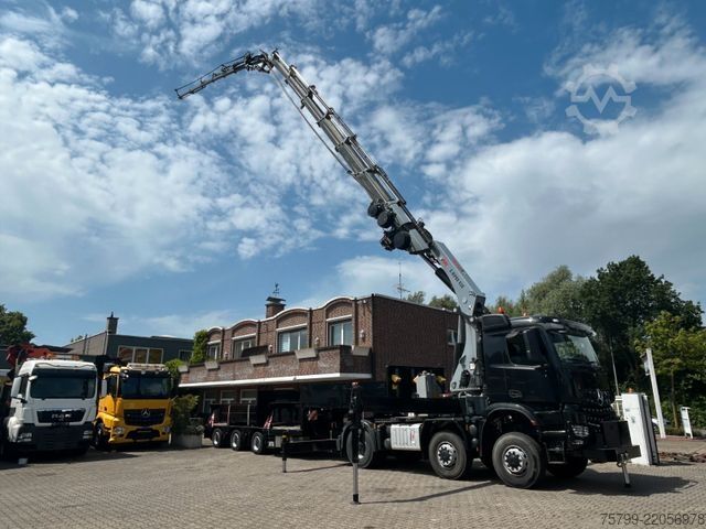 Heavy-duty truck MERCEDES-BENZ 2651 SZM+HIAB 638 Kran6x6 ausziehbarer Tieflader
