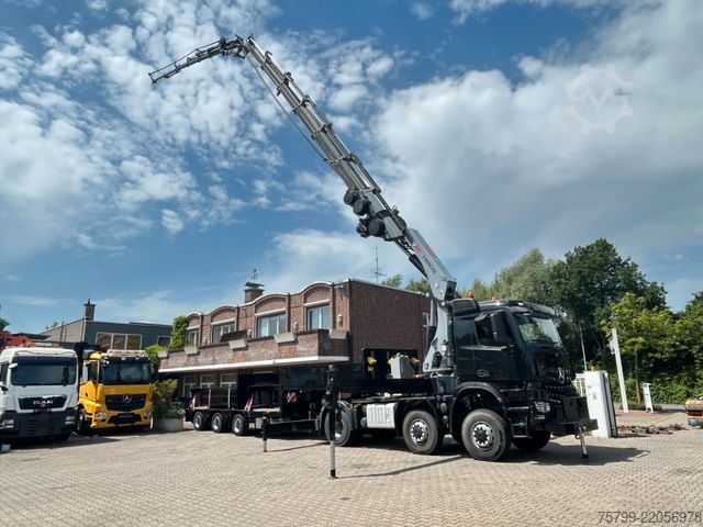Heavy-duty truck MERCEDES-BENZ 2651 SZM+HIAB 638 Kran6x6 ausziehbarer Tieflader