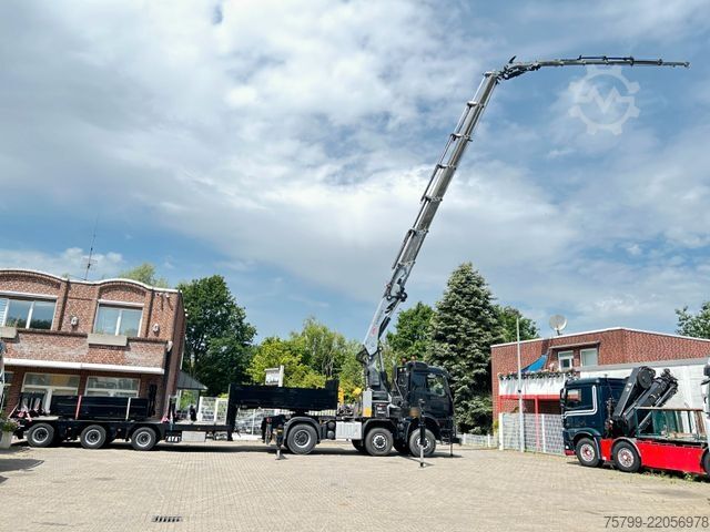 Heavy-duty truck MERCEDES-BENZ 2651 SZM+HIAB 638 Kran6x6 ausziehbarer Tieflader