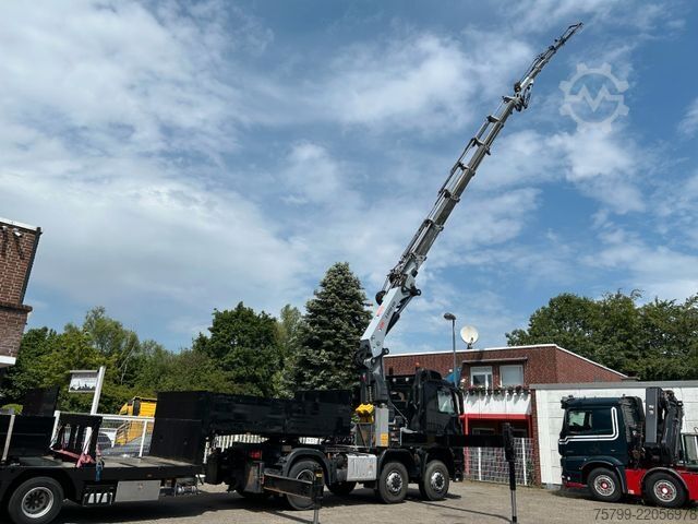 Heavy-duty truck MERCEDES-BENZ 2651 SZM+HIAB 638 Kran6x6 ausziehbarer Tieflader