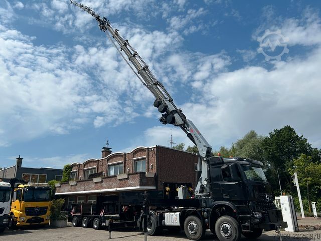 Heavy-duty truck MERCEDES-BENZ 2651 SZM+HIAB 638 Kran6x6 ausziehbarer Tieflader