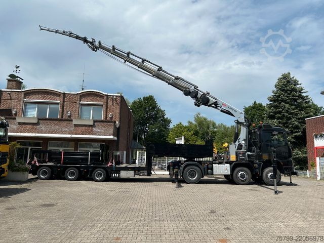 Heavy-duty truck MERCEDES-BENZ 2651 SZM+HIAB 638 Kran6x6 ausziehbarer Tieflader