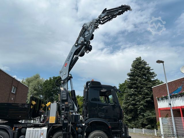 Heavy-duty truck MERCEDES-BENZ 2651 SZM+HIAB 638 Kran6x6 ausziehbarer Tieflader
