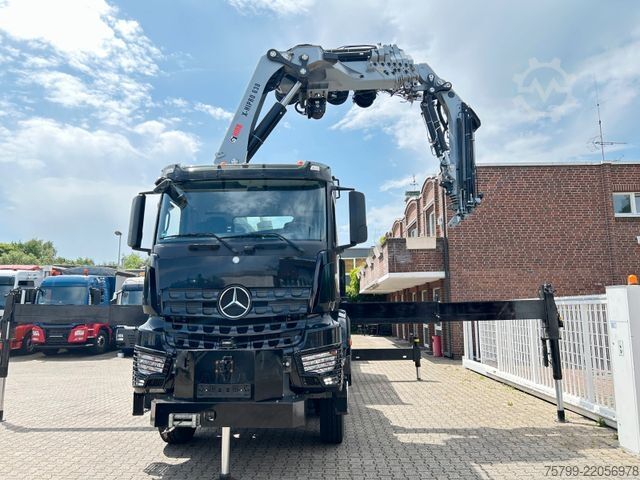 Heavy-duty truck MERCEDES-BENZ 2651 SZM+HIAB 638 Kran6x6 ausziehbarer Tieflader