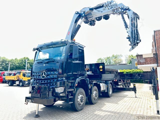 Heavy-duty truck MERCEDES-BENZ 2651 SZM+HIAB 638 Kran6x6 ausziehbarer Tieflader