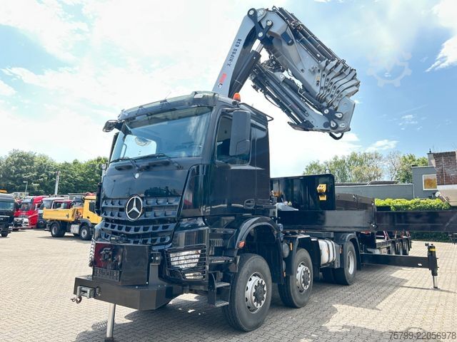 Heavy-duty truck MERCEDES-BENZ 2651 SZM+HIAB 638 Kran6x6 ausziehbarer Tieflader