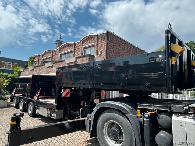Heavy-duty truck MERCEDES-BENZ 2651 SZM+HIAB 638 Kran6x6 ausziehbarer Tieflader