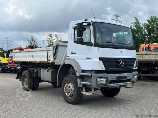 Three-sided tipper truck MERCEDES-BENZ Axor 1823 AK 4x4 2-Achs Allradkipper Meiller