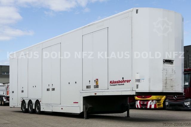 Car carrying semitrailer KÄSSBOHRER SP 9-16 geschlossener Autotransporter