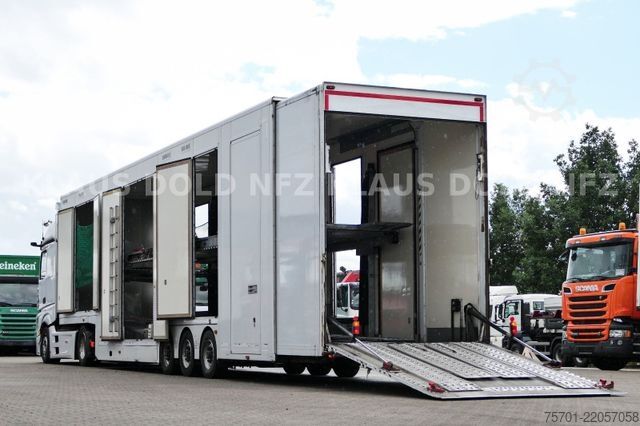 Car carrying semitrailer KÄSSBOHRER SP 9-16 geschlossener Autotransporter