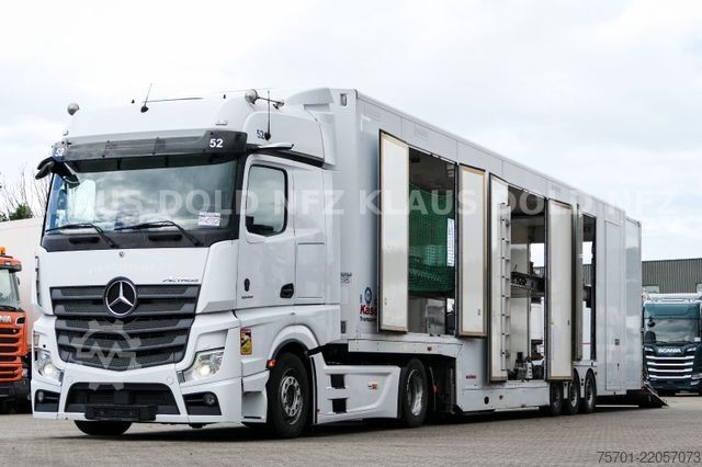 Car carrier truck MERCEDES-BENZ Actros 1846 BigSpace Kässbohrer Komplettzug