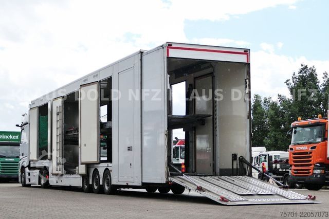 Car carrier truck MERCEDES-BENZ Actros 1846 BigSpace Kässbohrer Komplettzug