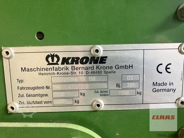 Balllpressen (Landwirtschaft) Krone GEBR. COMPRIMA CV150XC PRESSE