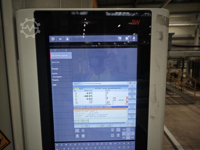 Horizontal machining center SW BA space3