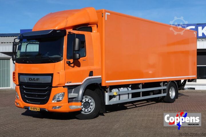 Box body DAF CF 290 Bakwagen+Dhollandia 1500 kg