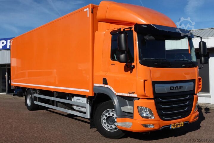 Box body DAF CF 290 Bakwagen+Dhollandia 1500 kg
