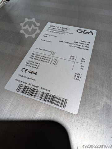 Plate heat exchanger GEA WTT GBS 700M-U-86