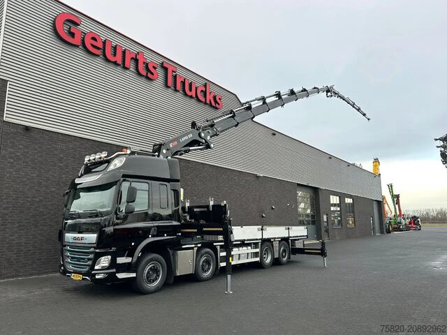 Crane truck DAF CF 450 8X2 + HIAB 858E-8 + JIB 150X-6 JDC KRAAN...