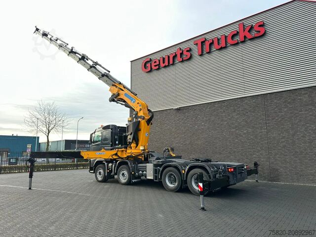 Crane truck Volvo FH 480 8X4 TREKKER + EFFER 1355/8S KRAAN/KRAN/C...