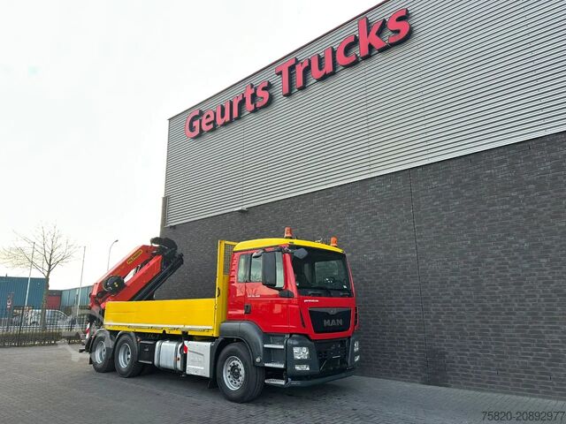 Crane truck MAN TGS 26.480 6X4 MET PALFINGER PK 42002-SH G KRAA...