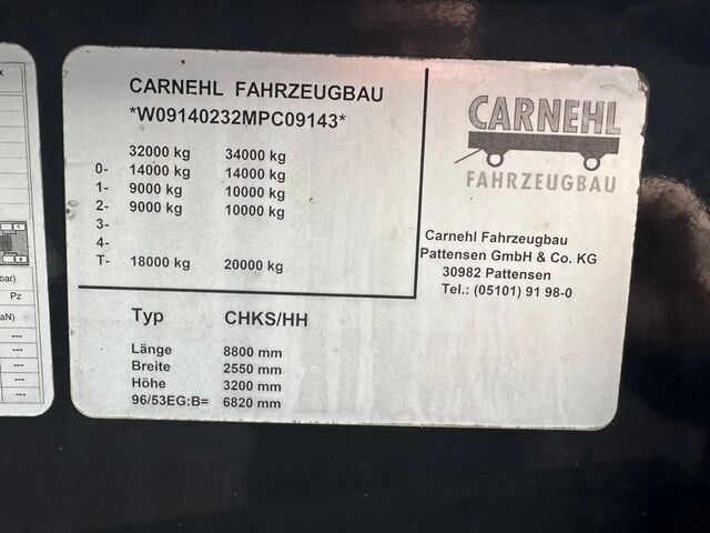 Tipper Carnehl CHKS/HH 2 ASSER KIPPER KIPPER/TIPPER /OPLEGGER/...