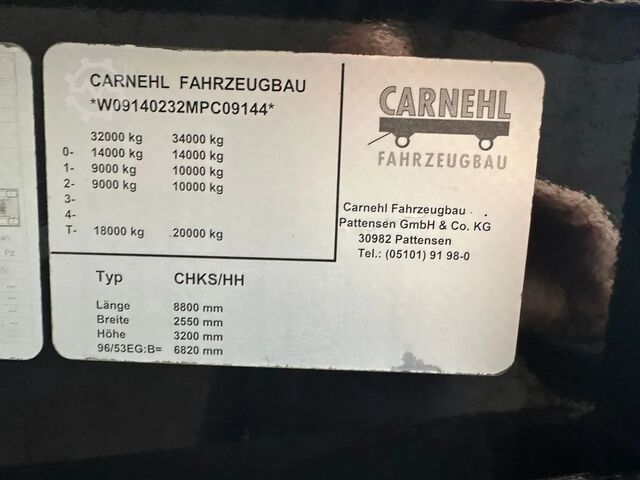 Tipper Carnehl CHKS/HH 2 ASSER KIPPER KIPPER/TIPPER /OPLEGGER/...