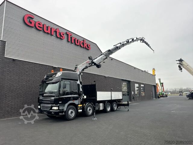 Crane truck DAF CF 460 8X2 BAKWAGEN MET FASSI F660RA.2.27 XHE-D...