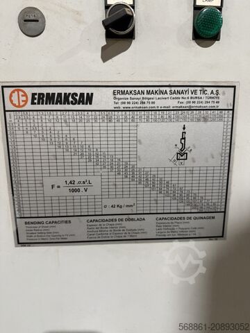 Run press Ermak Speed-Bend Pro 400 x 4100