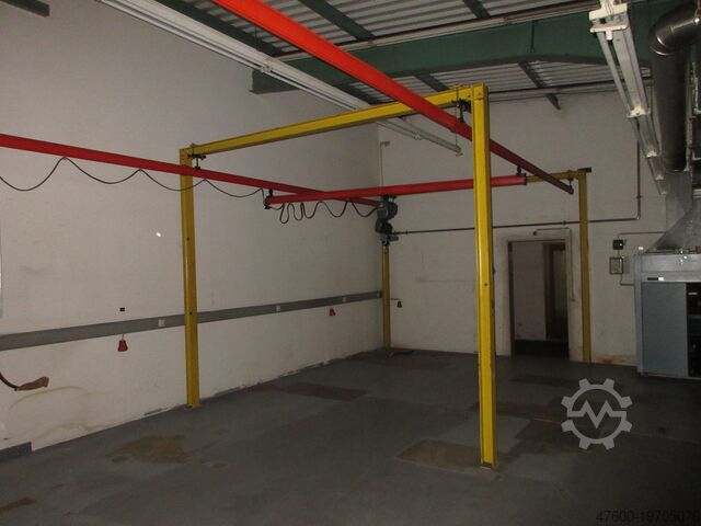 Kranhimmel Kran Hallenkran Krananlage Demag Portalkran Hallenkran Stahlbau Demag PK Kettenzug 125Kg 0,125t 10x3,5m